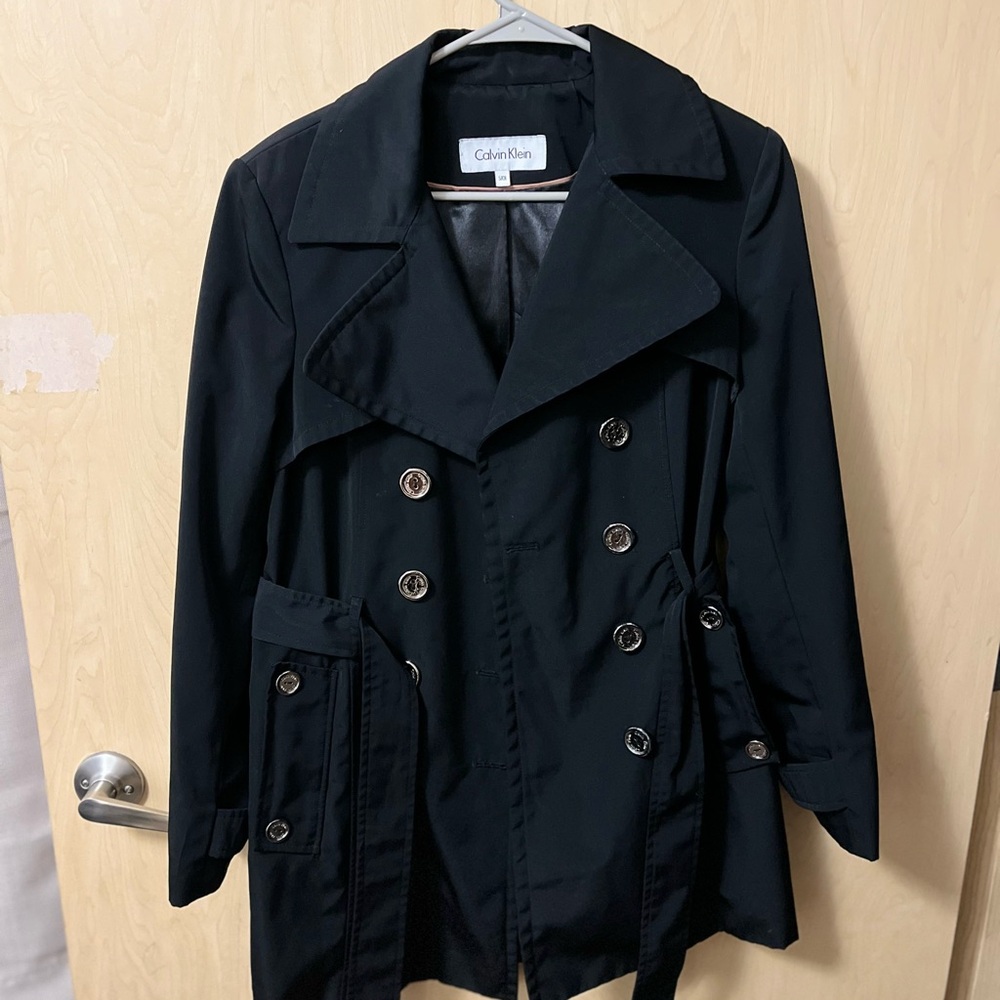 Calvin Klein Black and Silver Jacket